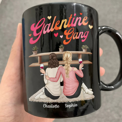 Sisterhood Bestie Galentine Gang Girl Party - Personalized Mug