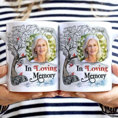 Custom Photo I'm Always With You - Memorial Gift For Family, Friends - 3D Inflated Effect Printed Mug, Personalized White Edge-to-Edge Mug