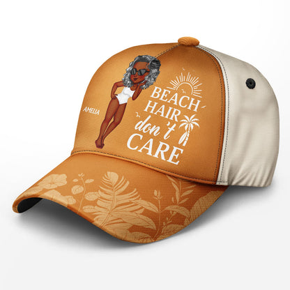 Beach Hair Don't Care - Gift For Beach Lovers, Traveling Lovers, Women - Personalized Classic Cap