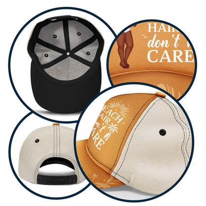 Beach Hair Don't Care - Gift For Beach Lovers, Traveling Lovers, Women - Personalized Classic Cap