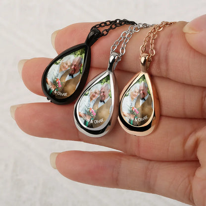 Custom Photo Till Death Do Us Part - Personalized Keepsake Necklace