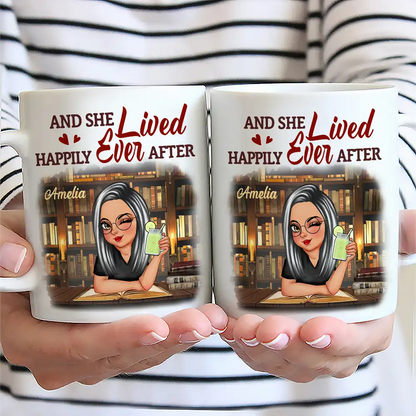 Just A Girl Who Loves Books Women - Personalized Mug