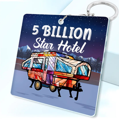 Keys To The Camper Camping Couples - Personalized Acrylic Keychain