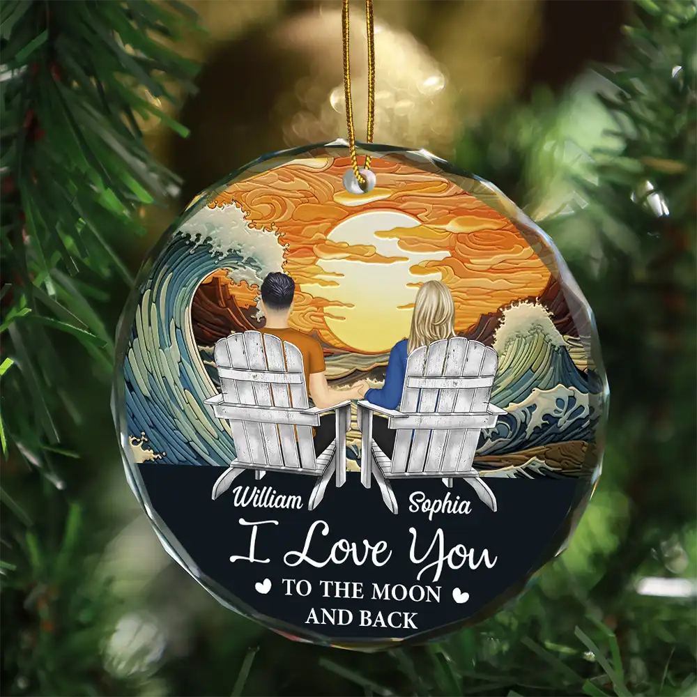 You And Me We Got This Christmas Couple - Personalized Circle Acrylic Ornament