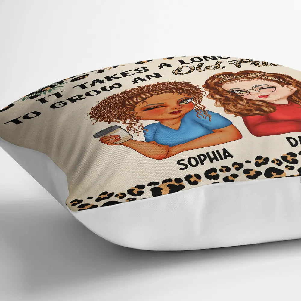 It Takes A Long Time To Grow An Old Friend - Personalized Pillow