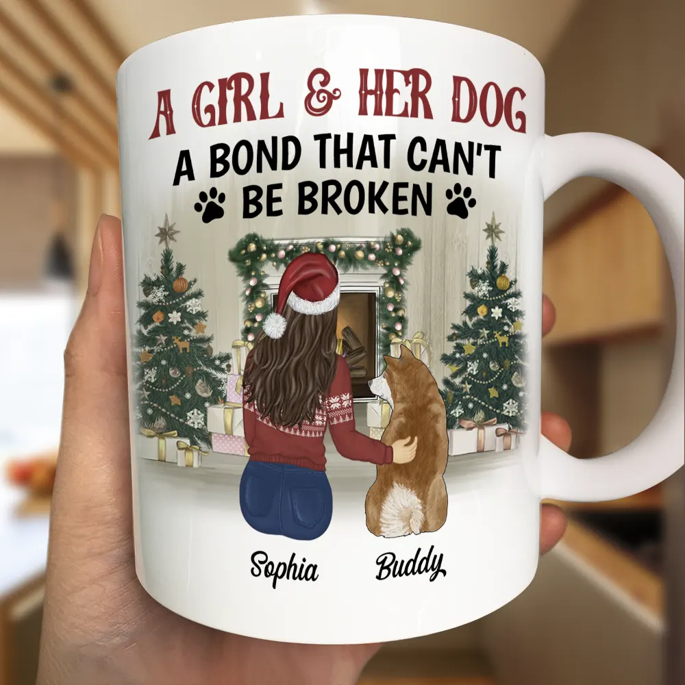 A Bond That Can't Be Broken Dog Lovers Christmas - Personalized Mug