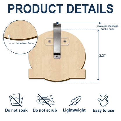 Camping Couple Husband & Wife Camping Partners For Life - Personalized Custom Shaped Car Visor Clip