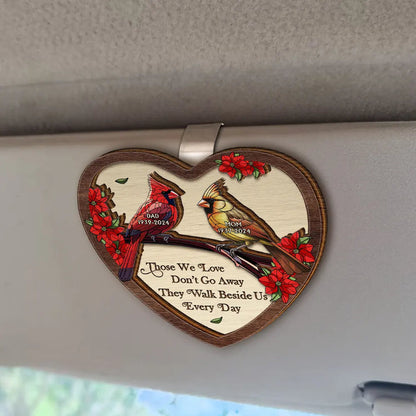 Memorial I'm Always With You - Personalized Custom Shaped Car Visor Clip