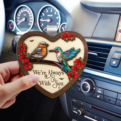 Memorial I'm Always With You - Personalized Custom Shaped Car Visor Clip