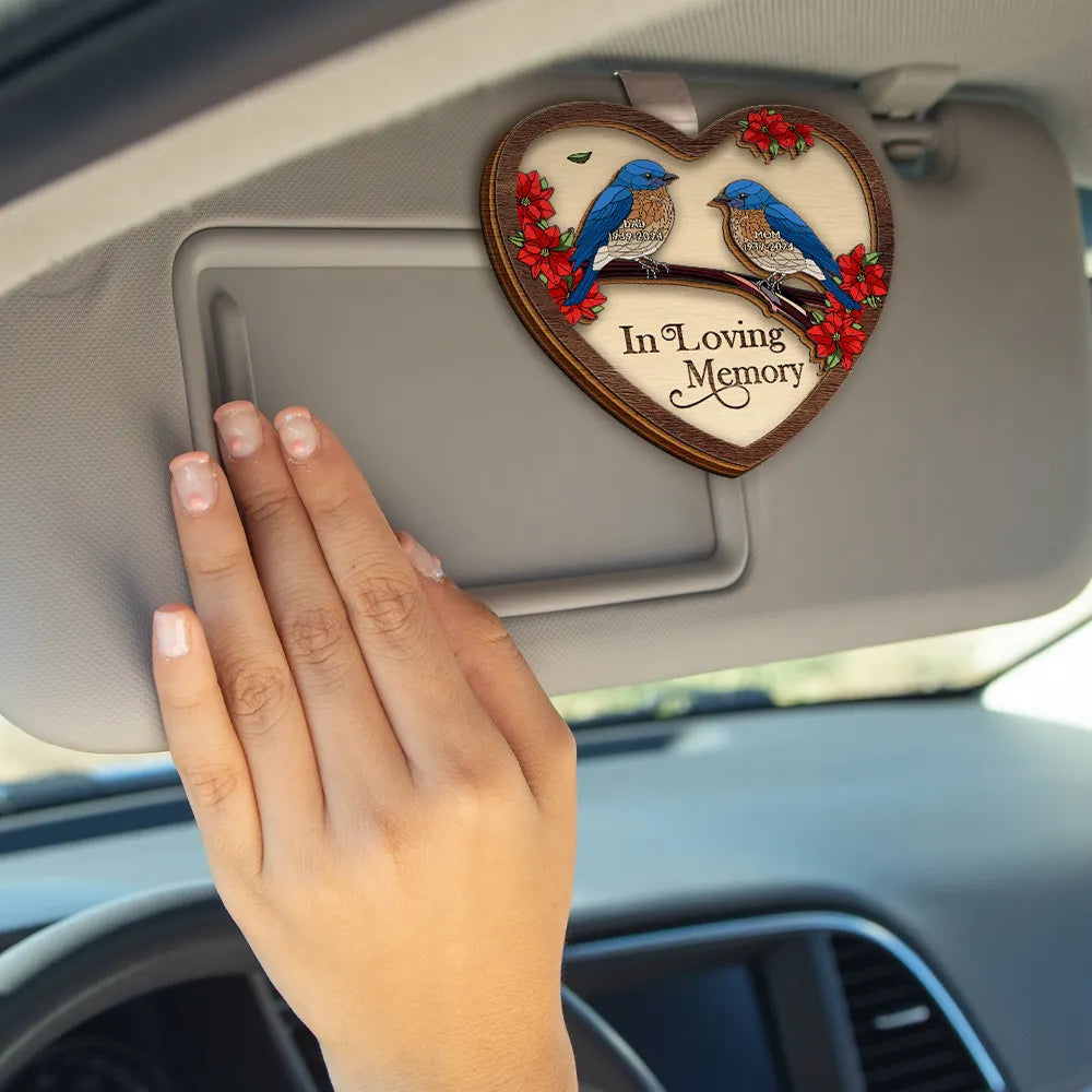 Memorial I'm Always With You - Personalized Custom Shaped Car Visor Clip