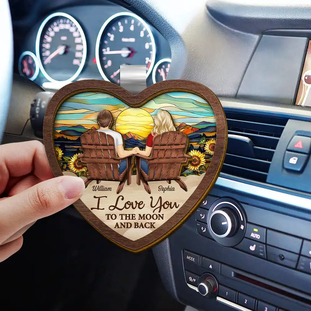 You And Me We Got This Couple - Personalized Custom Shaped Car Visor Clip