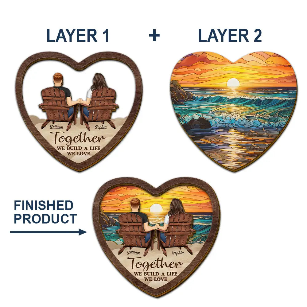 You And Me We Got This Couple - Personalized Custom Shaped Car Visor Clip