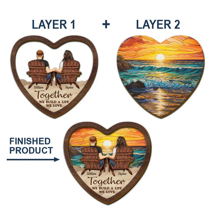 You And Me We Got This Couple - Personalized Custom Shaped Car Visor Clip