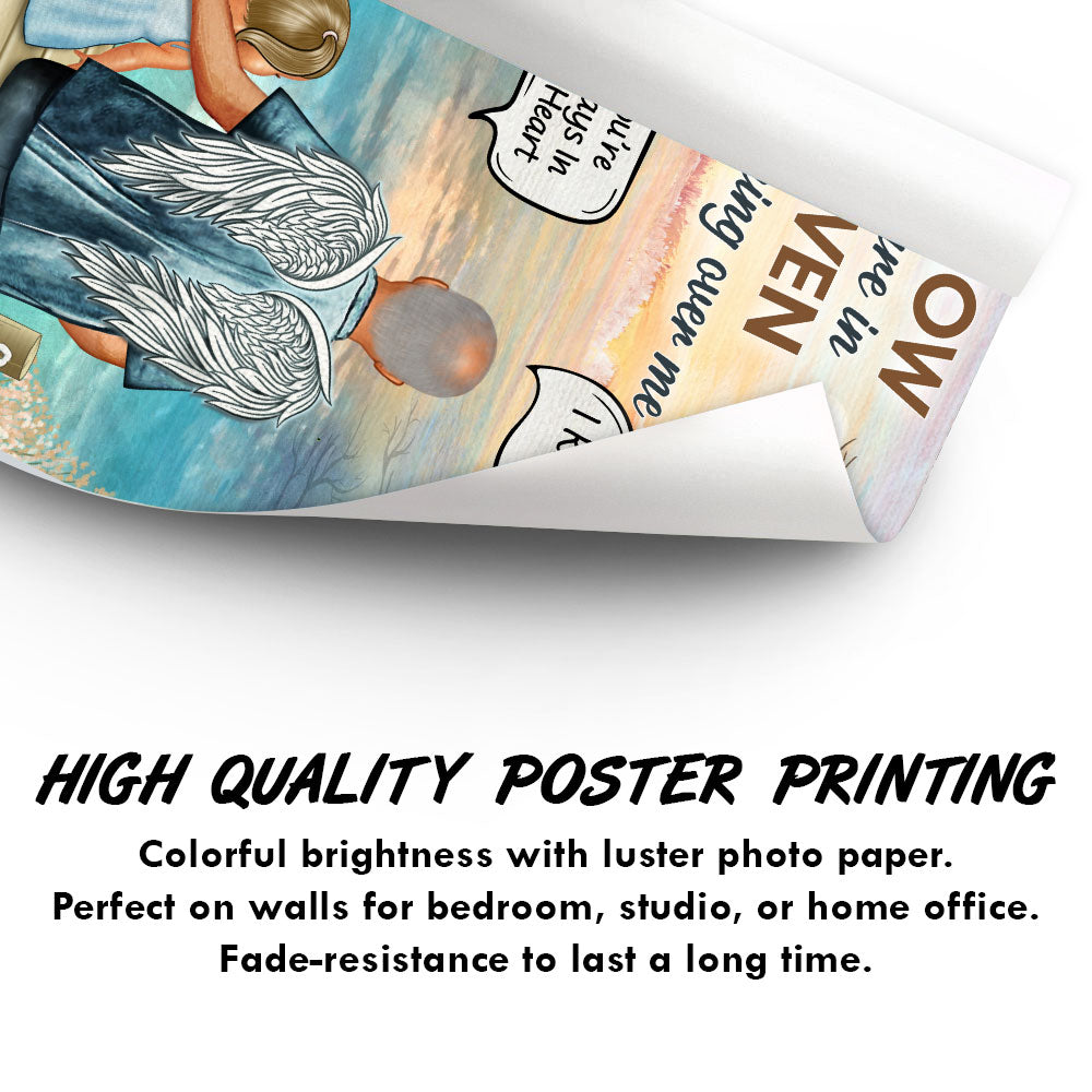 You Are In Heaven Grandparents Grandpa Grandma Skin - Memorial Gift - Personalized Custom Poster