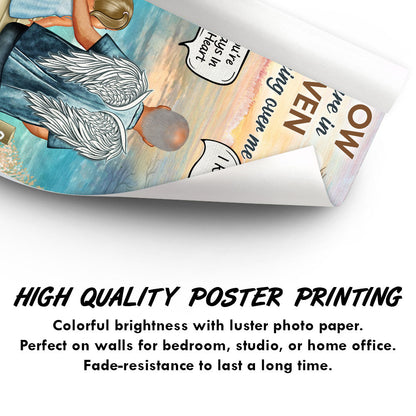 You Are In Heaven Grandparents Grandpa Grandma Skin - Memorial Gift - Personalized Custom Poster