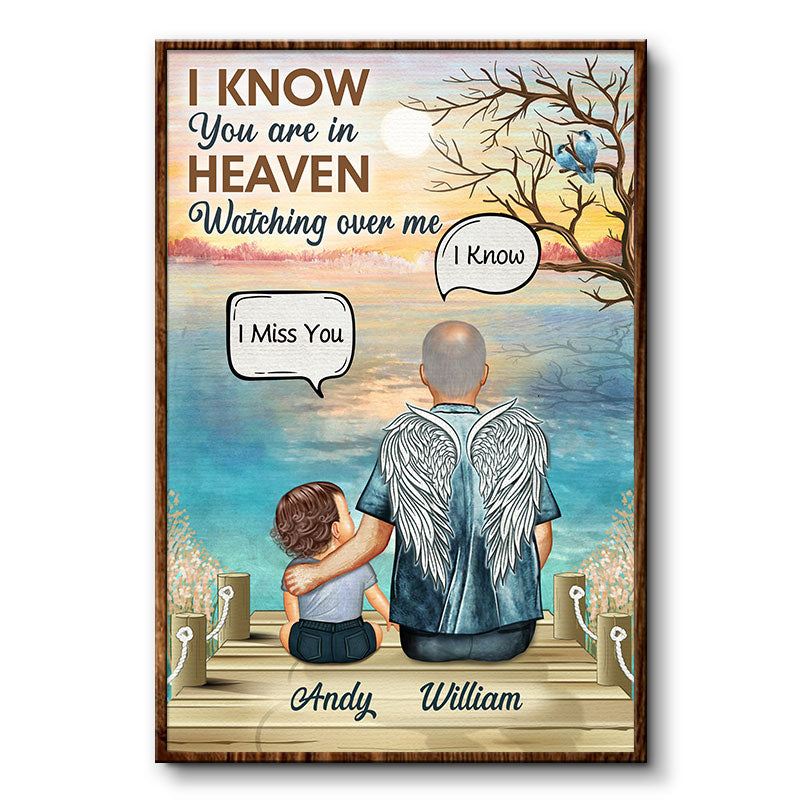 You Are In Heaven Grandparents Grandpa Grandma Skin - Memorial Gift - Personalized Custom Poster