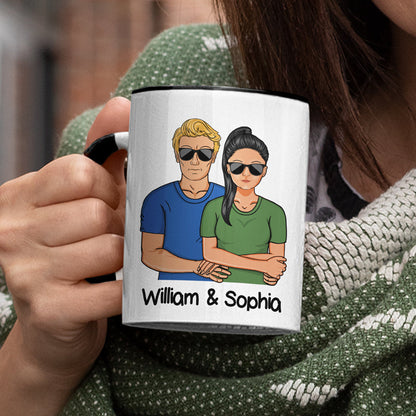 My Bum Would Be So Lonely - Couple Gift - Personalized Custom Accent Mug