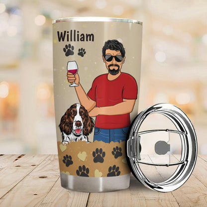 Thanks For Picking Up Our Poop And Stuff Dog Mom Dog Dad - Gift For Dog Lovers - Personalized Custom Tumbler
