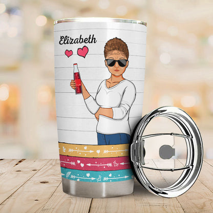 Wife Mom Grandma - Mother Gift - Personalized Custom Tumbler