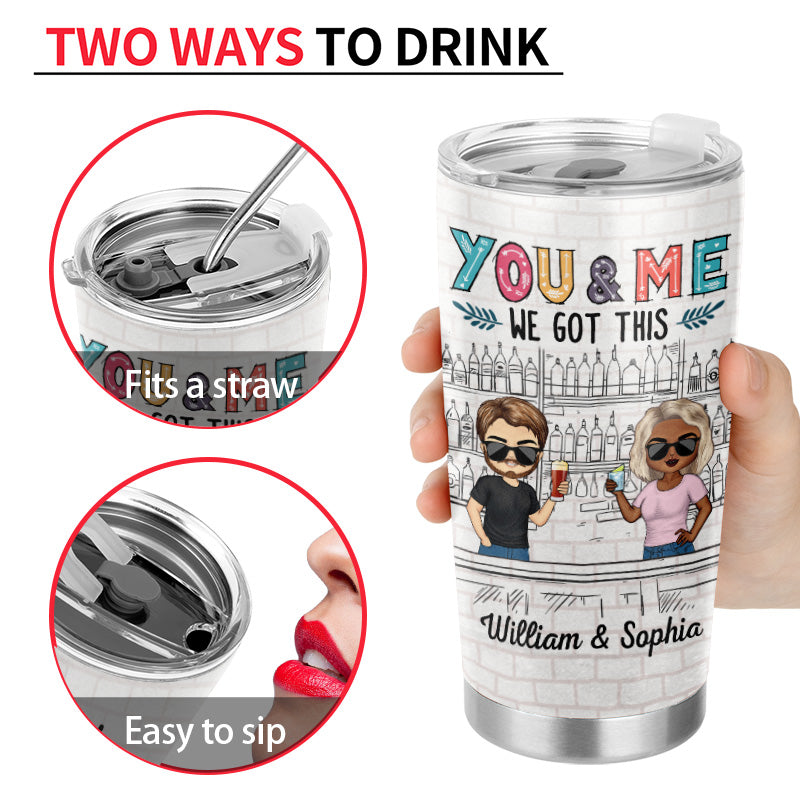 I Love You More The End I Win Husband Wife - Gift For Couples - Personalized Custom Tumbler