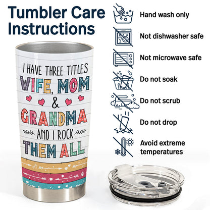 Legend Wife Mom Grandma - Gift For Mothers - Personalized Custom Tumbler