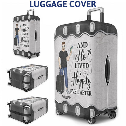 Just A Girl Boy Who Loves Traveling Cruising - Gift For Traveling Lovers - Personalized Custom Luggage Cover