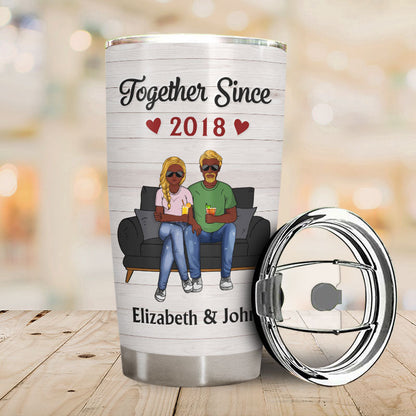 Never Forget That I Love You Husband Wife Family - Gift For Couples - Personalized Custom Tumbler