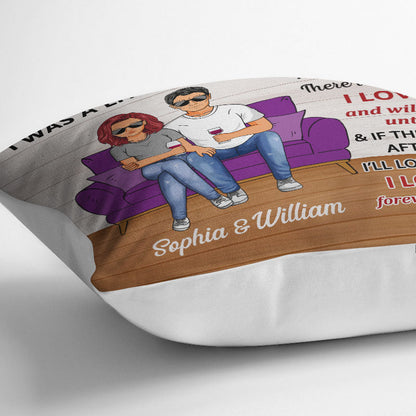 The Day I Met You Husband Wife - Gift For Couples - Personalized Custom Pillow