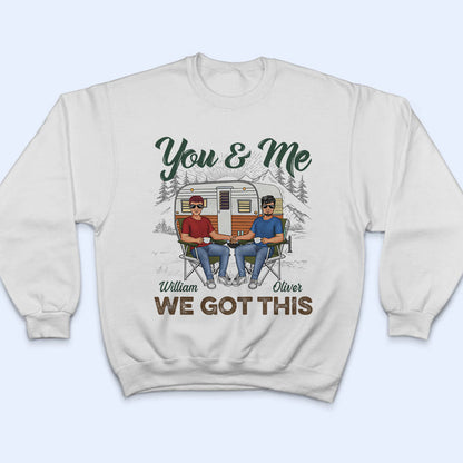 Camping Couple You're My Greatest Adventure - Couple Gift - Personalized Custom T Shirt