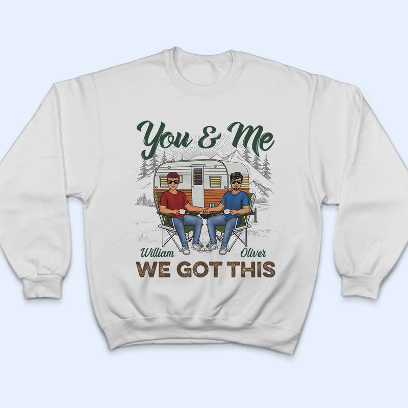 Camping Couple You're My Greatest Adventure - Couple Gift - Personalized Custom T Shirt