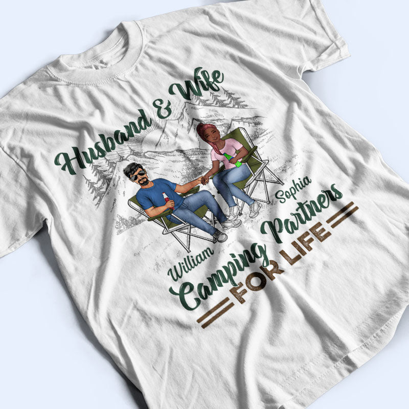 Camping Couple You're My Greatest Adventure - Couple Gift - Personalized Custom T Shirt