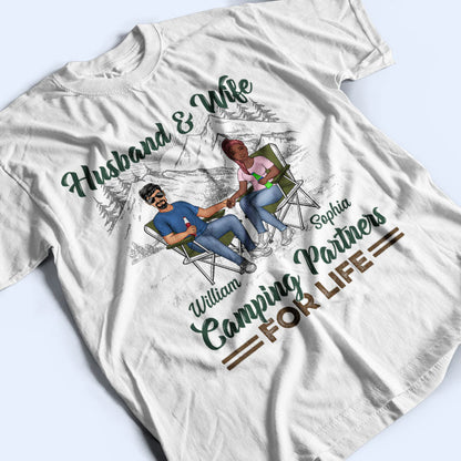Camping Couple You're My Greatest Adventure - Couple Gift - Personalized Custom T Shirt