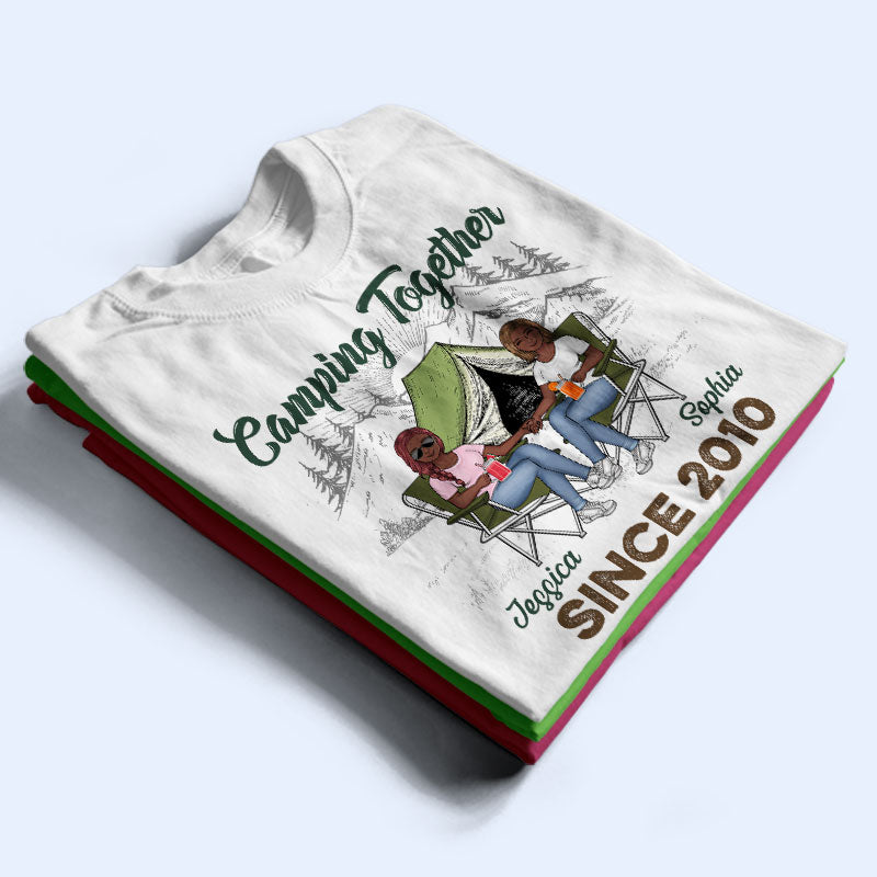 Camping Couple You're My Greatest Adventure - Couple Gift - Personalized Custom T Shirt