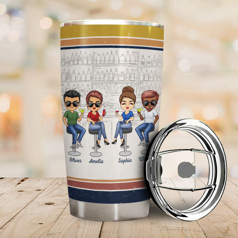 We're Not Sugar And Spice And Everything Nice Best Friends - Bestie BFF Gift - Personalized Custom Tumbler