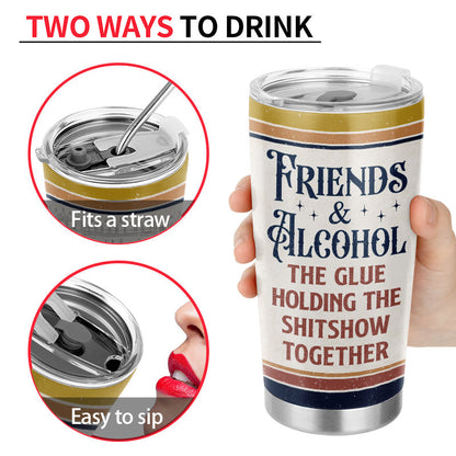 We're Not Sugar And Spice And Everything Nice Best Friends - Bestie BFF Gift - Personalized Custom Tumbler