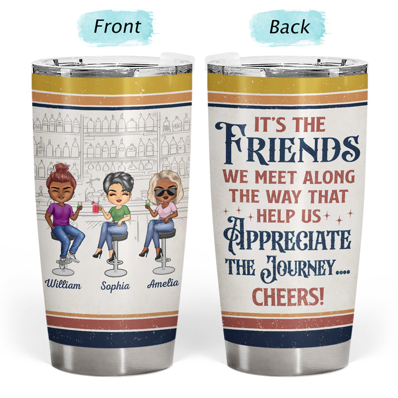We're Not Sugar And Spice And Everything Nice Best Friends - Bestie BFF Gift - Personalized Custom Tumbler