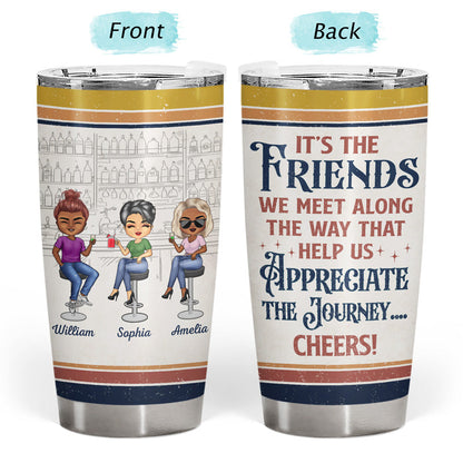 We're Not Sugar And Spice And Everything Nice Best Friends - Bestie BFF Gift - Personalized Custom Tumbler