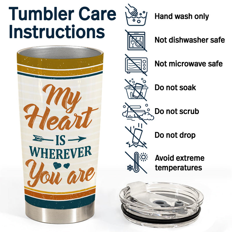 Love You More The End I Win Chibi Retro - Gift For Couples - Personalized Custom Tumbler