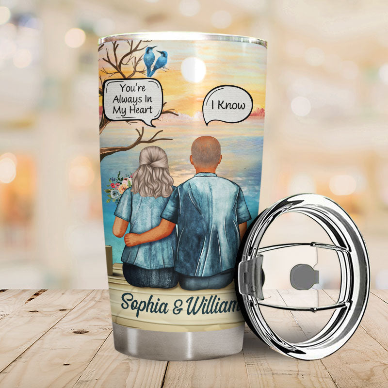 When We Get To The End Old Couple - Memorial Gift - Personalized Custom Tumbler