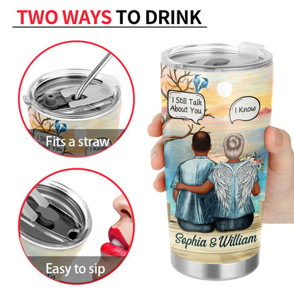 When We Get To The End Old Couple - Memorial Gift - Personalized Custom Tumbler