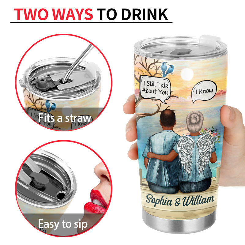 When We Get To The End Old Couple - Memorial Gift - Personalized Custom Tumbler