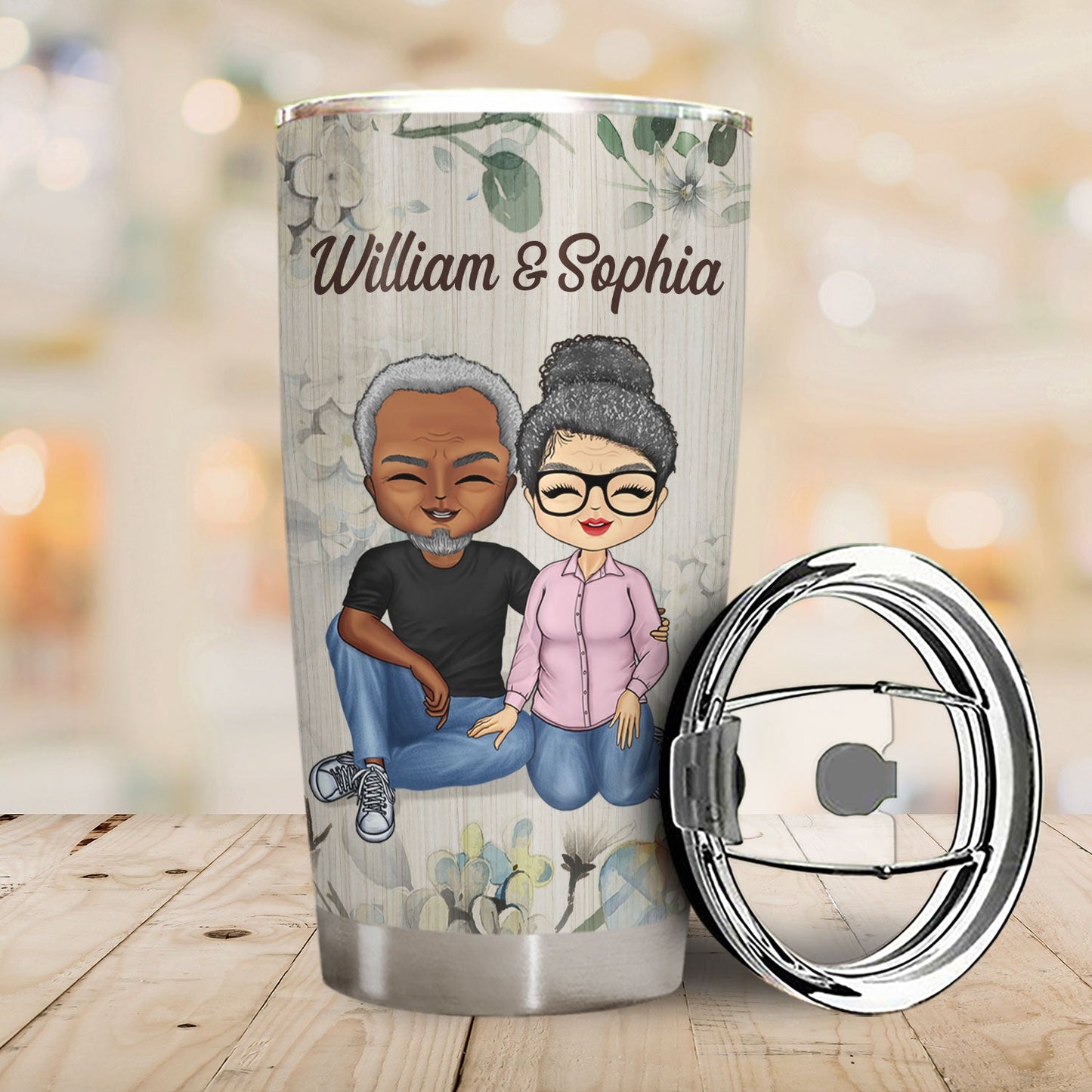 I Love You The Most Love Forever Husband Wife - Gift For Couples - Personalized Custom Tumbler