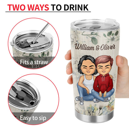 I Love You The Most Love Forever Husband Wife - Gift For Couples - Personalized Custom Tumbler