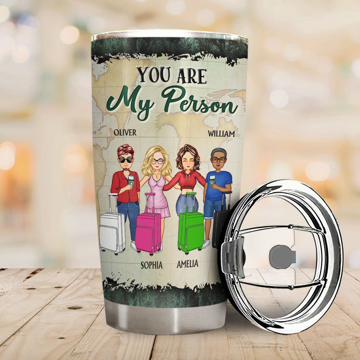 Best Friends That Travel Together Stay Together - Gift For BFF - Personalized Custom Tumbler