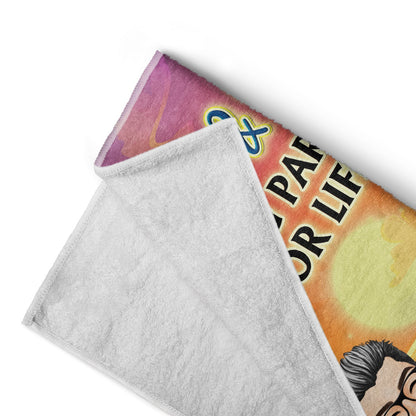 I Love You To The Beach And Back Traveling Beach Swimming Picnic Vacation - Birthday, Funny Gift For Her, Him, Couples, Family - Personalized Custom Beach Towel