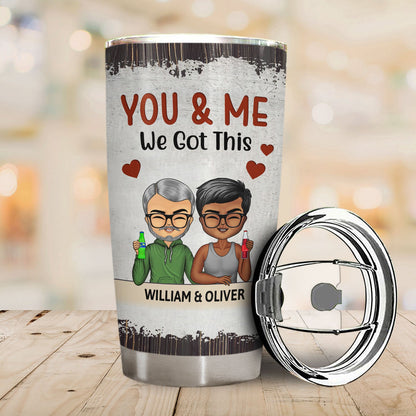 I Promise To Always Be By Your Side Chibi - Anniversary, Vacation, Funny Gift For Couples, Family - Personalized Tumbler