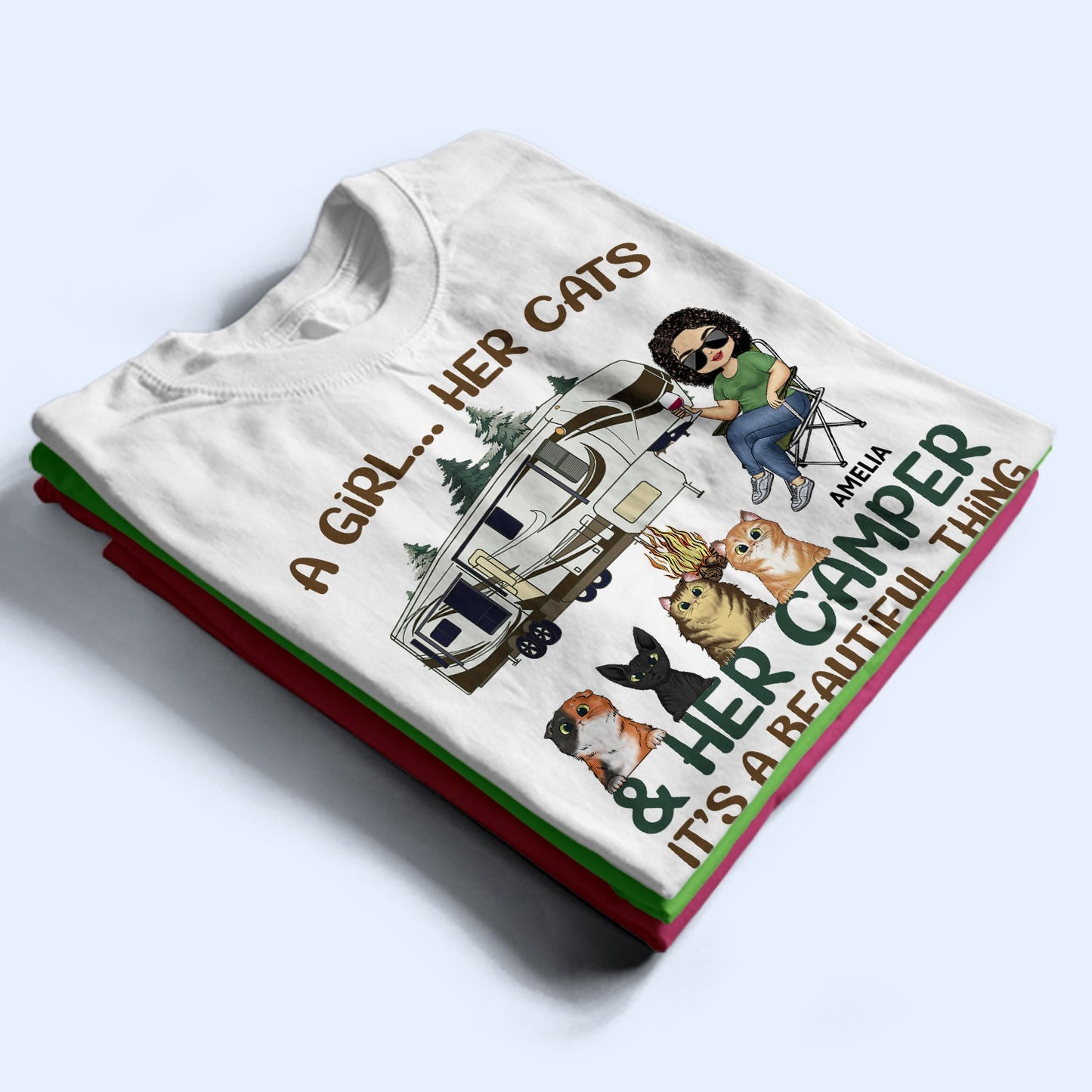 It's A Beautiful Thing - Camping Gift For Dog Lovers, Cat Lovers - Personalized T Shirt