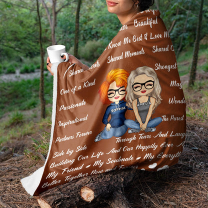 Proud To Have A Wife Like You - Anniversary, Loving Gift For Couples, Husband, Wife - Personalized Fleece Blanket