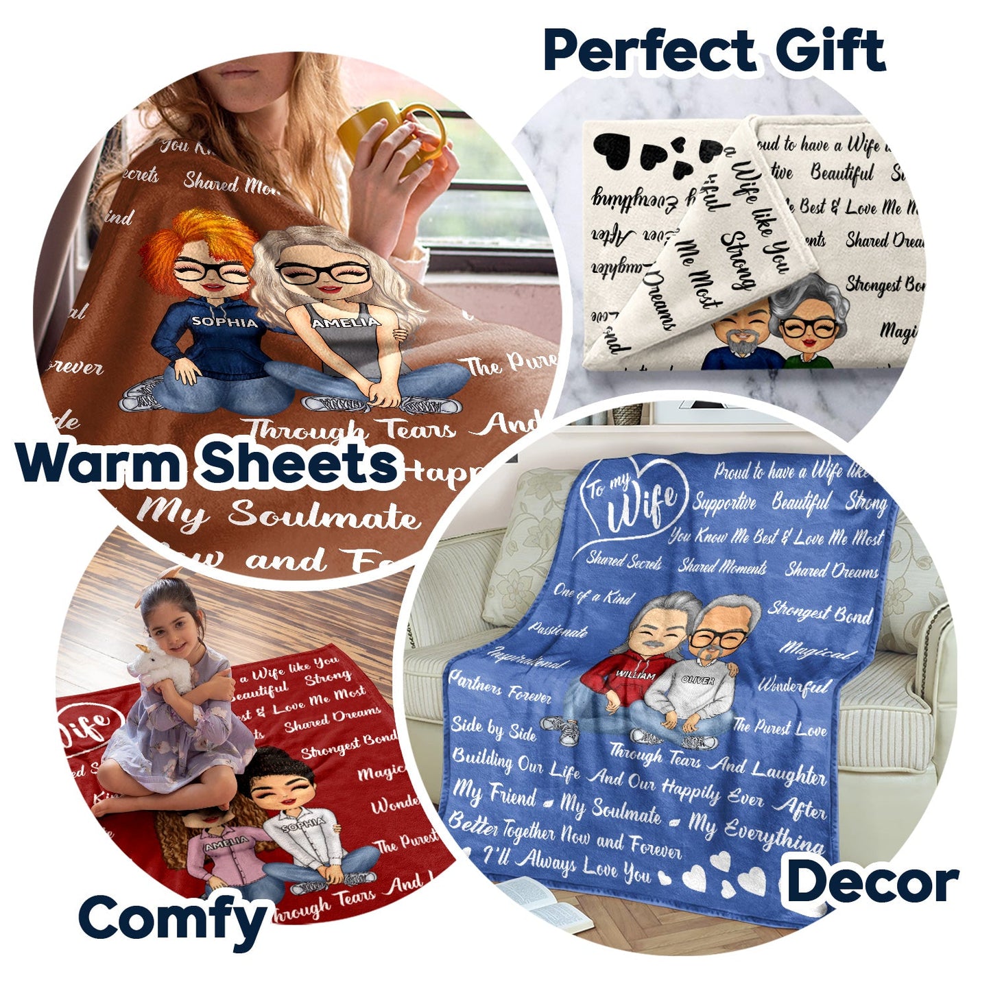 Proud To Have A Wife Like You - Anniversary, Loving Gift For Couples, Husband, Wife - Personalized Fleece Blanket