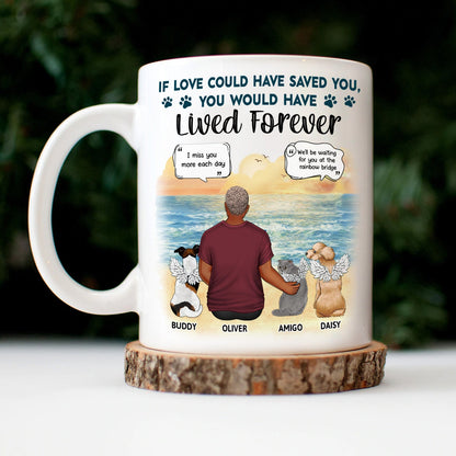 You Were My Favorite Hello - Memorial Gift For Dog Lovers, Dog Mom, Dog Dad - Personalized Mug